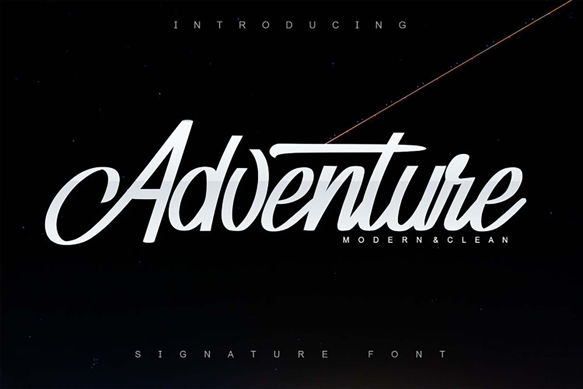 Adventure font