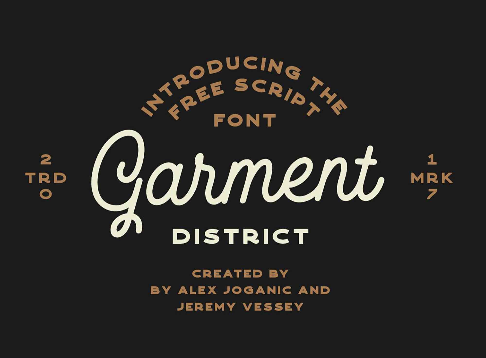 Garment District Font Free Font