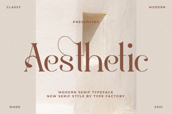 Aesthetic Font - Free Font