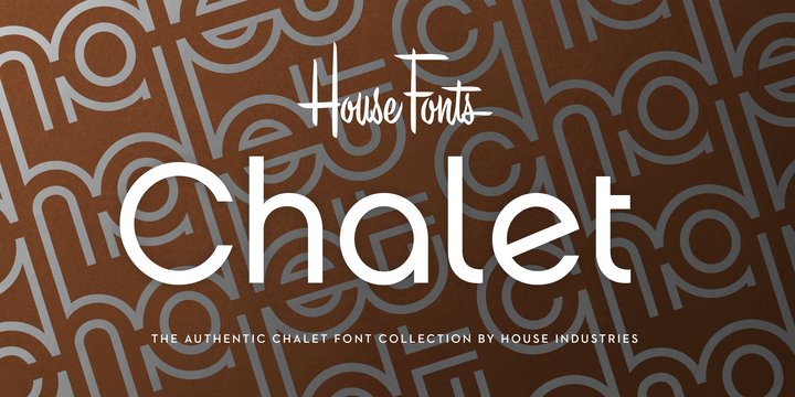 chalet font free download mac