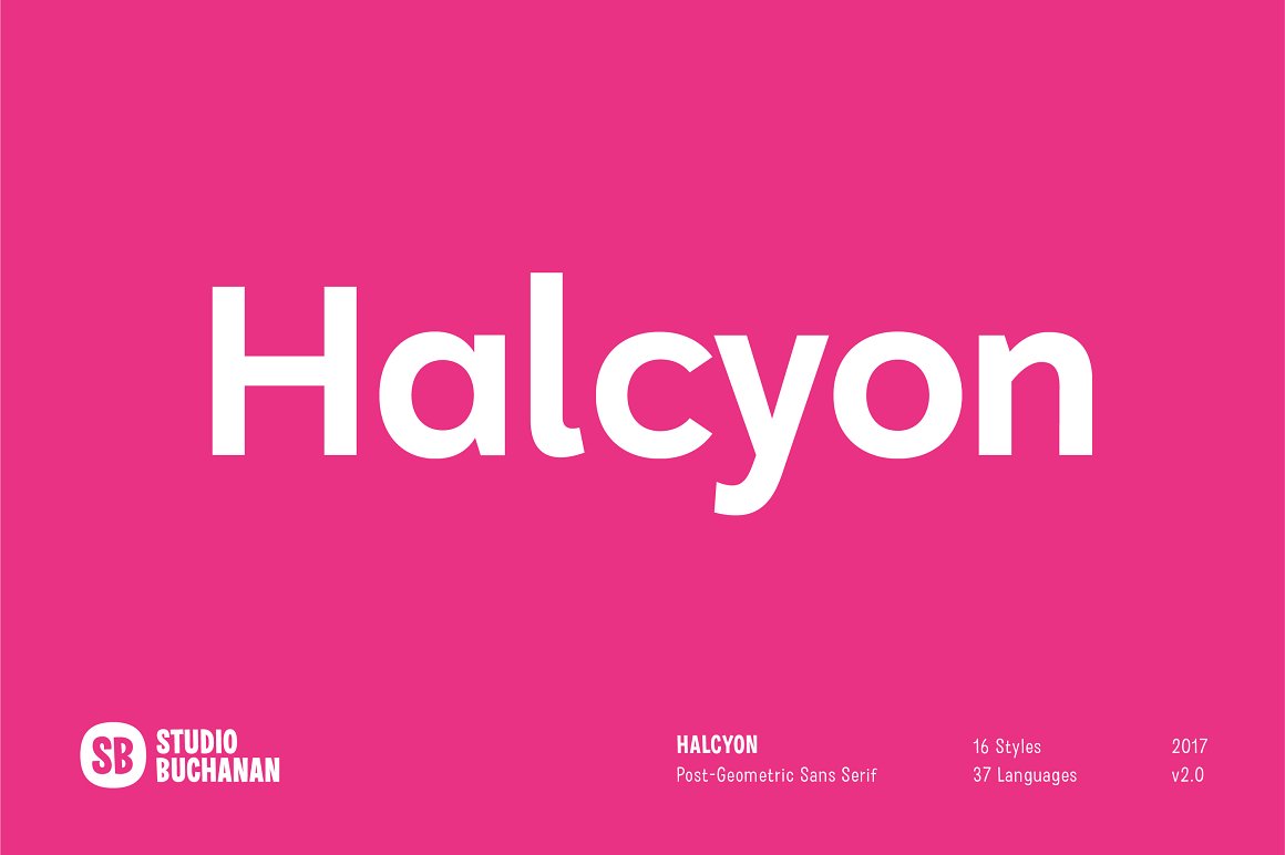 Halcyon Font - Free Font