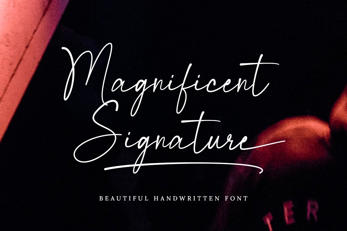 magnificent-signature-font-free-font