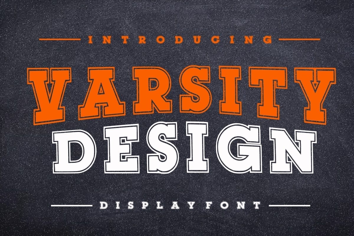 Varsity Design Font - Free Font
